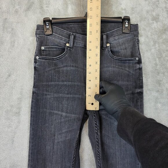 Cheap Monday Jeans Womens 27x32 Gray Second Skin Shadow Skinny Ripped Denim - Picture 3 of 14